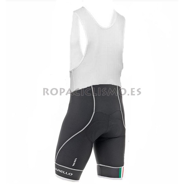 2017 Maillot Pinarello tirantes mangas cortas blanco