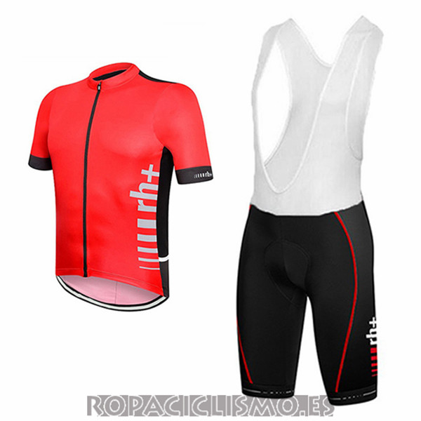 2017 Maillot RH+ Tirantes Mangas cortas rojo