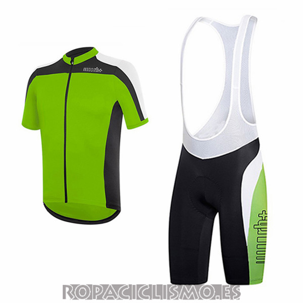 2017 Maillot RH+ Tirantes Mangas cortas verde