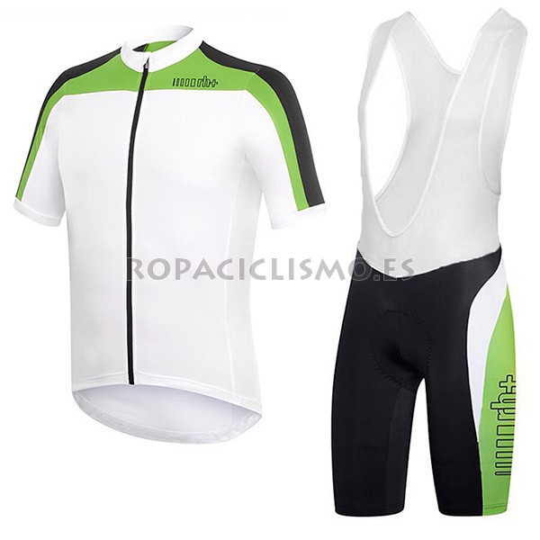 2017 Maillot RH+ tirantes mangas cortas blanco y verde