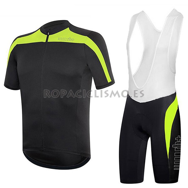 2017 Maillot RH+ tirantes mangas cortas negro y verde