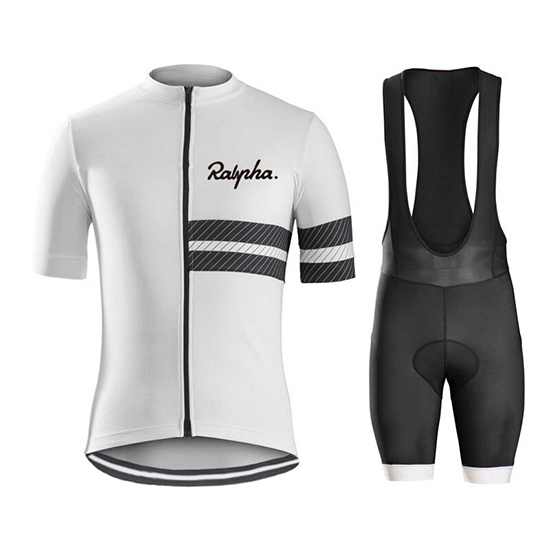 2019 Maillot Ralph Tirantes Mangas Cortas Blanco Negro