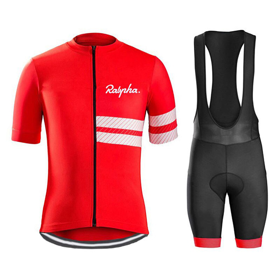 2019 Maillot Ralph Tirantes Mangas Cortas Rojo Blanco