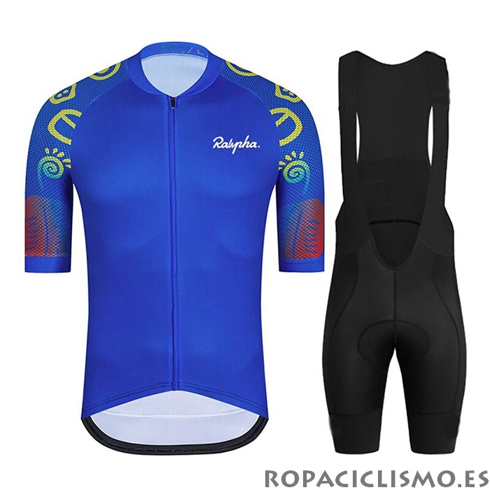 2021 Maillot Ralph Tirantes Mangas Cortas Azul