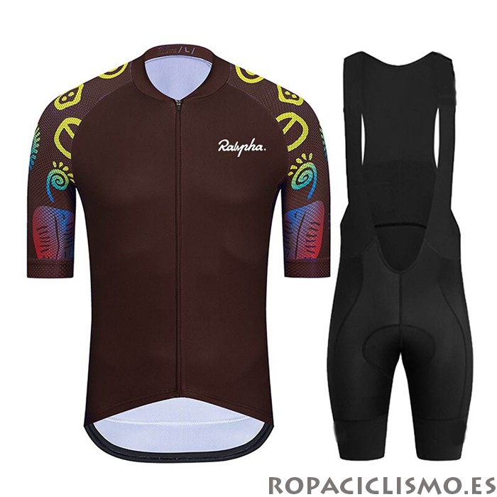 2021 Maillot Ralph Tirantes Mangas Cortas Marron