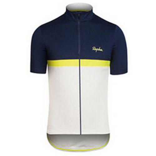 2016 Maillot Rapha Tirantes Mangas Cortas Azul Y Blanco