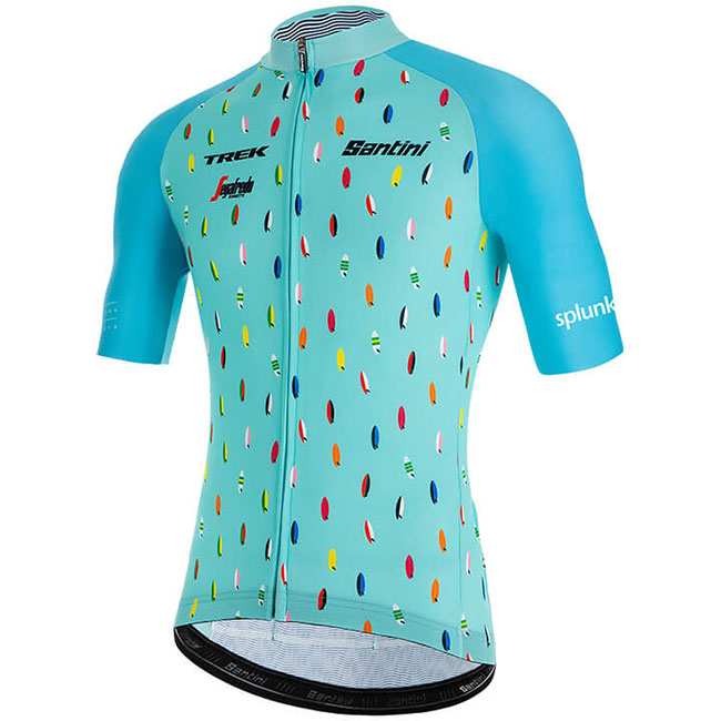 2019 Maillot Richie Tirantes Mangas Cortas Azul