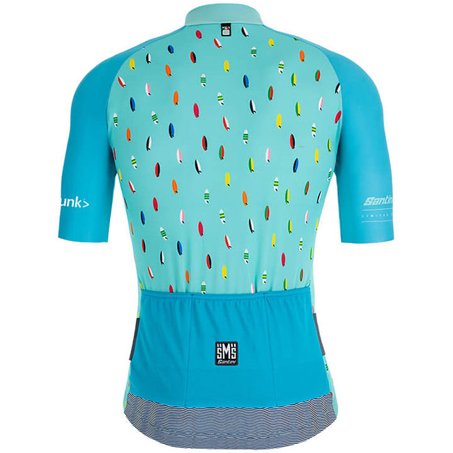 2019 Maillot Richie Tirantes Mangas Cortas Azul