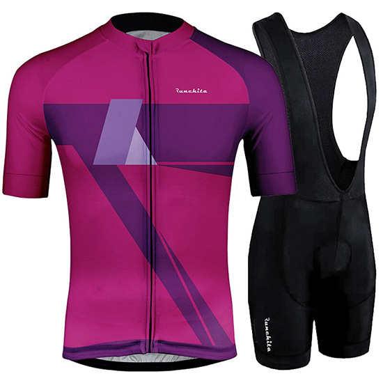 2019 Maillot Runchita Tirantes Mangas Cortas Fuxia