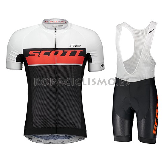 2018 Maillot Scott Rc Tirantes Mangas Cortas Naranja