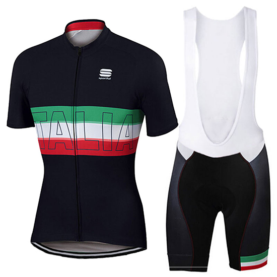 2017 Maillot Sportful Tirantes Mangas Cortas negro