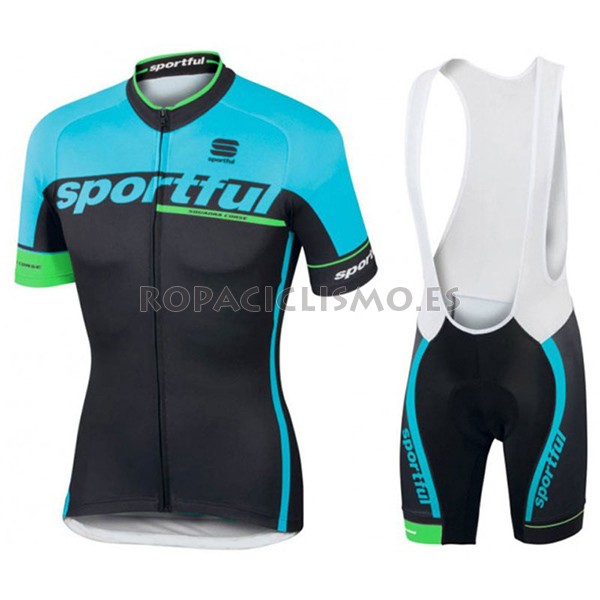 Sportful SC Tirantes Mangas Cortas azul y nero