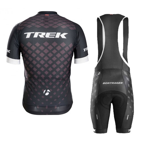 2016 Maillot Trek Tirantes Mangas Largas Negro