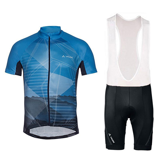 2018 Maillot Vaude Majura Tirantes Mangas Cortas Azul