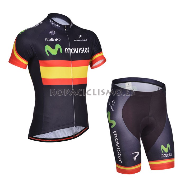 2014 Maillot movistar Negro