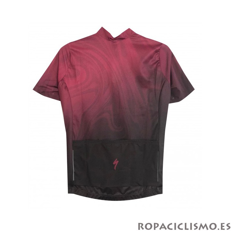 2021 Maillot Mujer Specialized Tirantes Mangas Cortas Rojo Negro