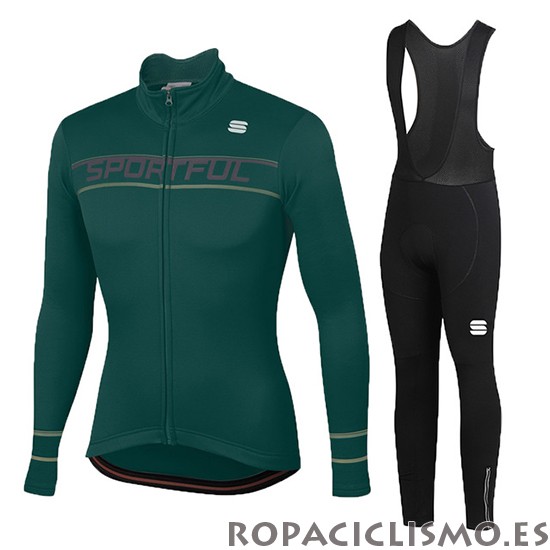 2020 Maillot Mujer Sportful Tirantes Mangas Largas Verde