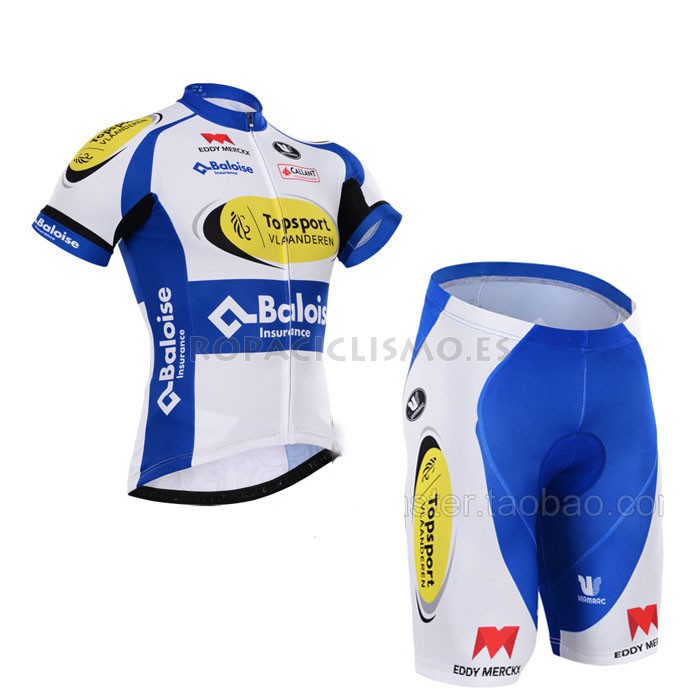 2015 Maillot Topsport mangas cortas Azul