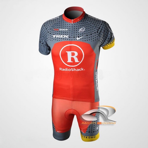 2010 Maillot radioshack mangas cortas