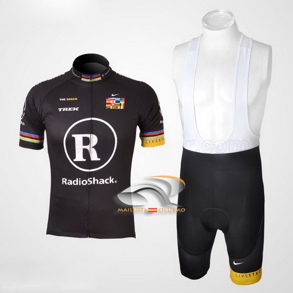 2010 Maillot radioshack mangas cortas tirantes