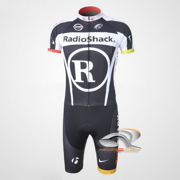 2011 Maillot radioshack mangas cortas