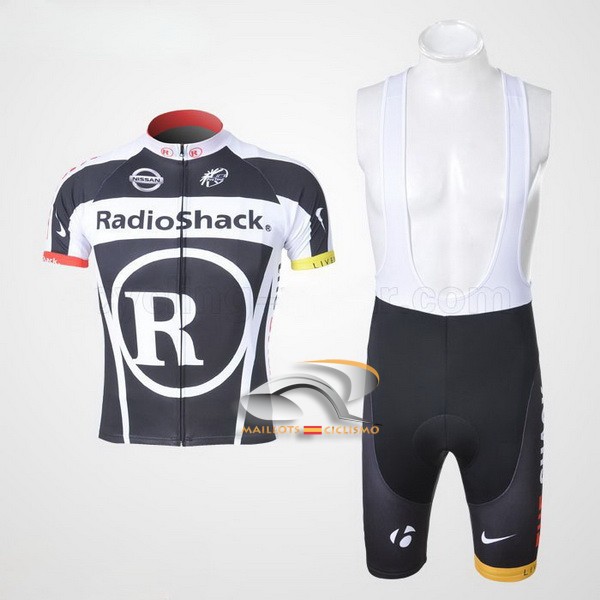 2011 Maillot radioshack mangas cortas tirantes