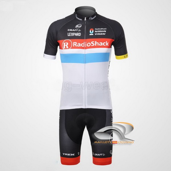 2012 Maillot radioshack mangas cortas