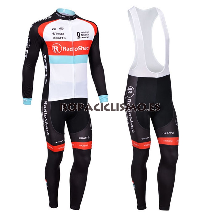 2013 Maillot Radioshack mangas largas