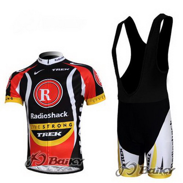 Maillot radioshack mangas cortas tirantes