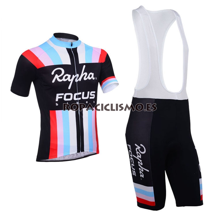 2013 Maillot rapha negro mangas cortas tirantes