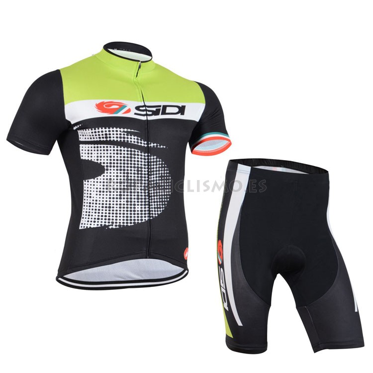 2015 Maillot SIDI mangas cortas Verde