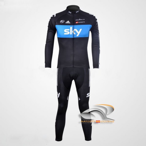 2012 Maillot Sky mangas largas