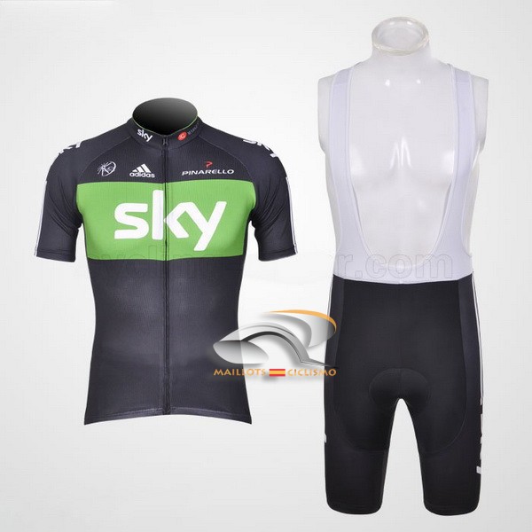 2012 Maillot sky mangas cortas tirantes