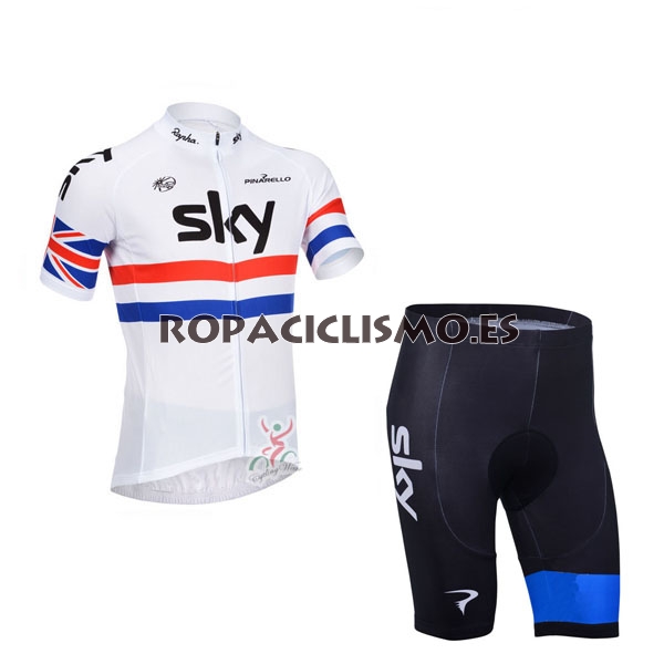 2013 Maillot Sky blanco