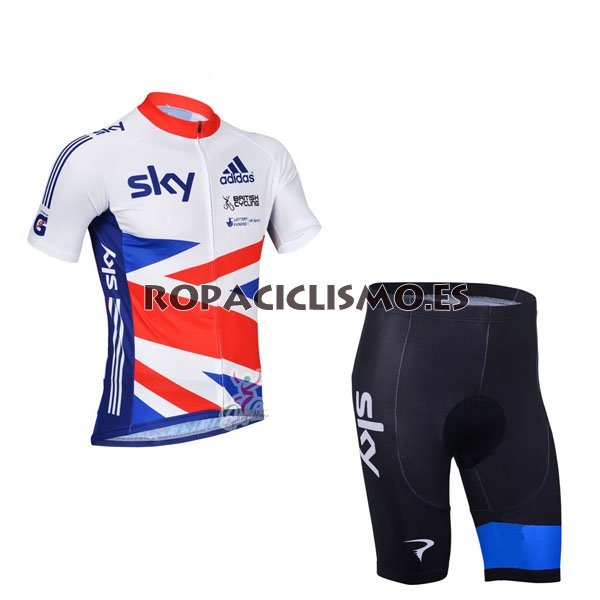 2013 Maillot Sky rojo azul blanco