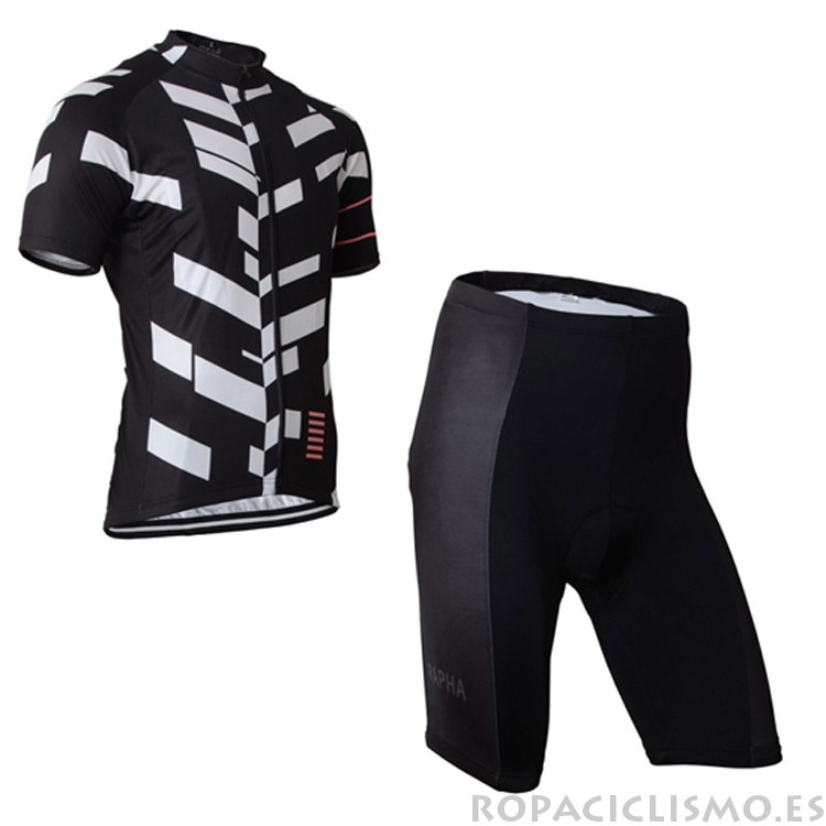 2016 Maillot SKY Camiseta Mangas Cortas Punto Blanco Negro