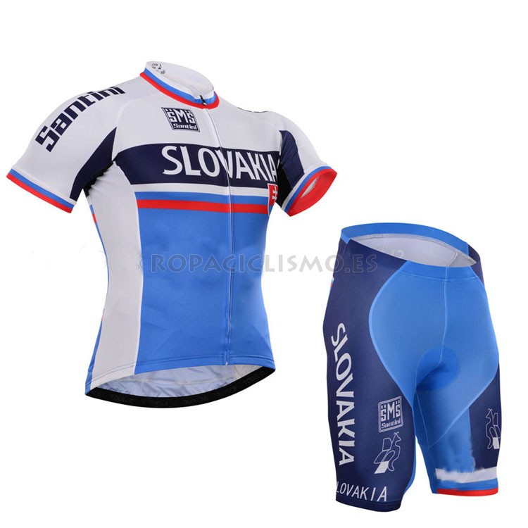 2015 Maillot SLOVAKIA mangas cortas