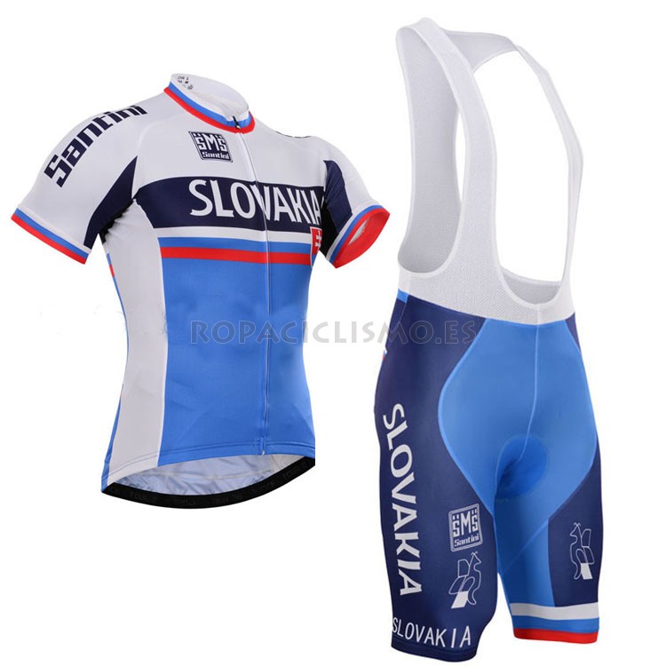 2015 Maillot SLOVAKIA tirantes mangas cortas