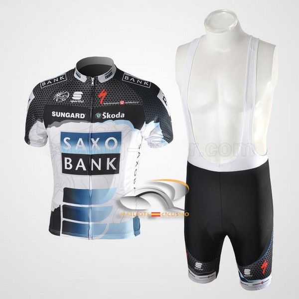 2010 Maillot saxobank mangas cortas tirantes