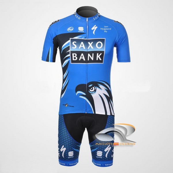 2012 Maillot saxobank mangas cortas