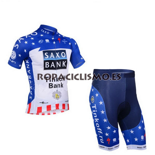 2013 Maillot Saxobank azul