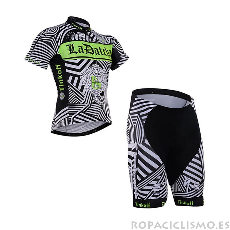 2016 Maillot Saxo Bank Camiseta Mangas Cortas Negro