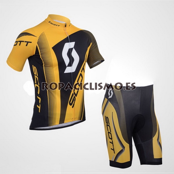 2013 Maillot scott mangas cortas naranja