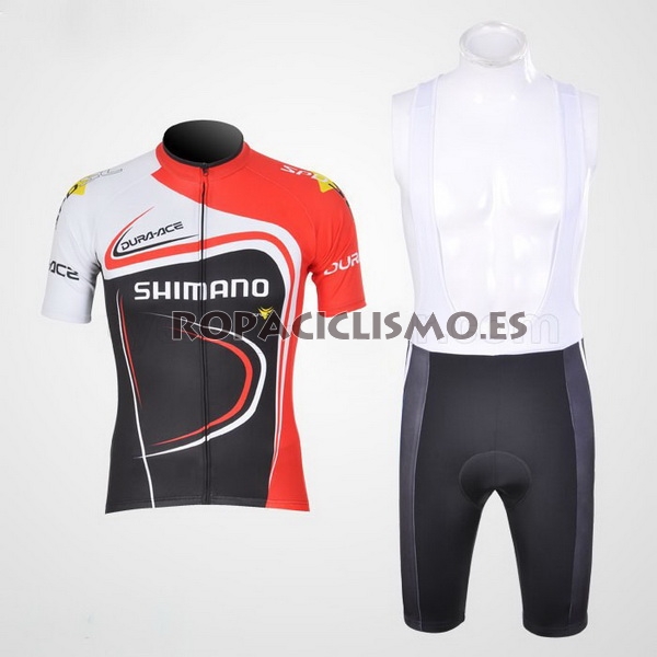 2011 Maillot shimano mangas cortas tirantes