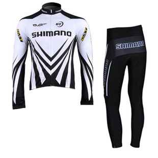 Maillot shimano mangas largas blanco