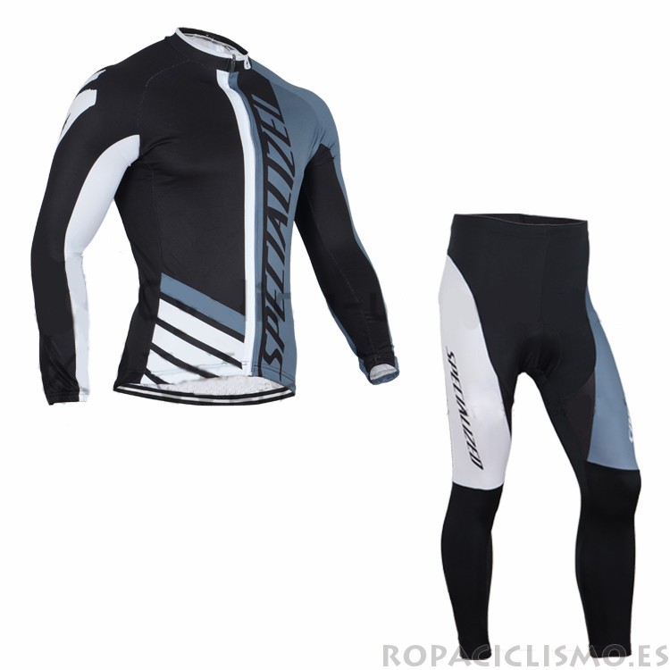 2016 Specialized Mangas Largas Pro Racing Negro Gris