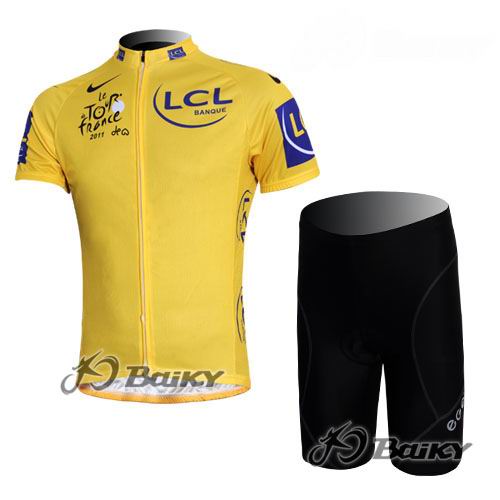 Maillot Tour de France 2011 mangas cortas amarillo