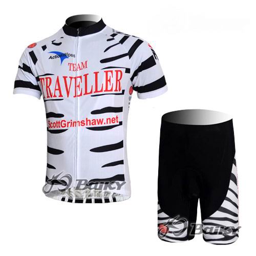 Traveller Kinetic Koffee Maillot mangas cortas blanco negro