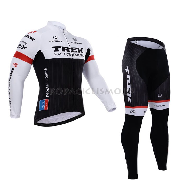 2015 Maillot Trek mangas largas Negro