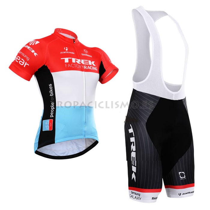 2015 Maillot Trek tirantes mangas cortas